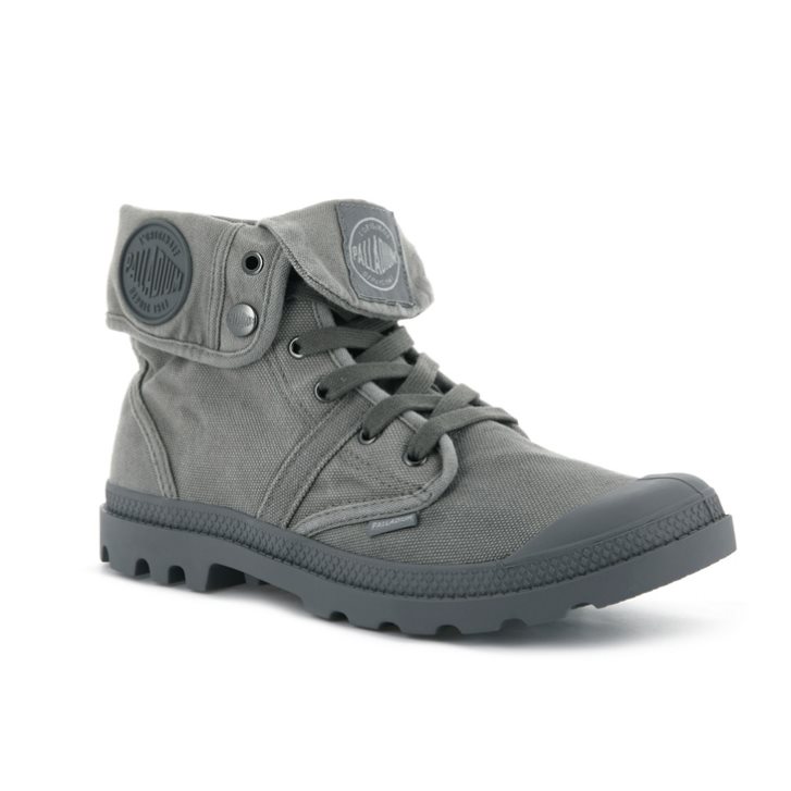 Palladium Pallabrousse Baggy Men's Boots Grey | UK K690-FQN